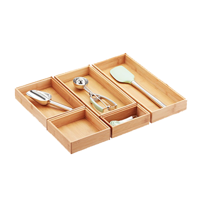 eco friendly bamboo drawer organizers for your kitchen